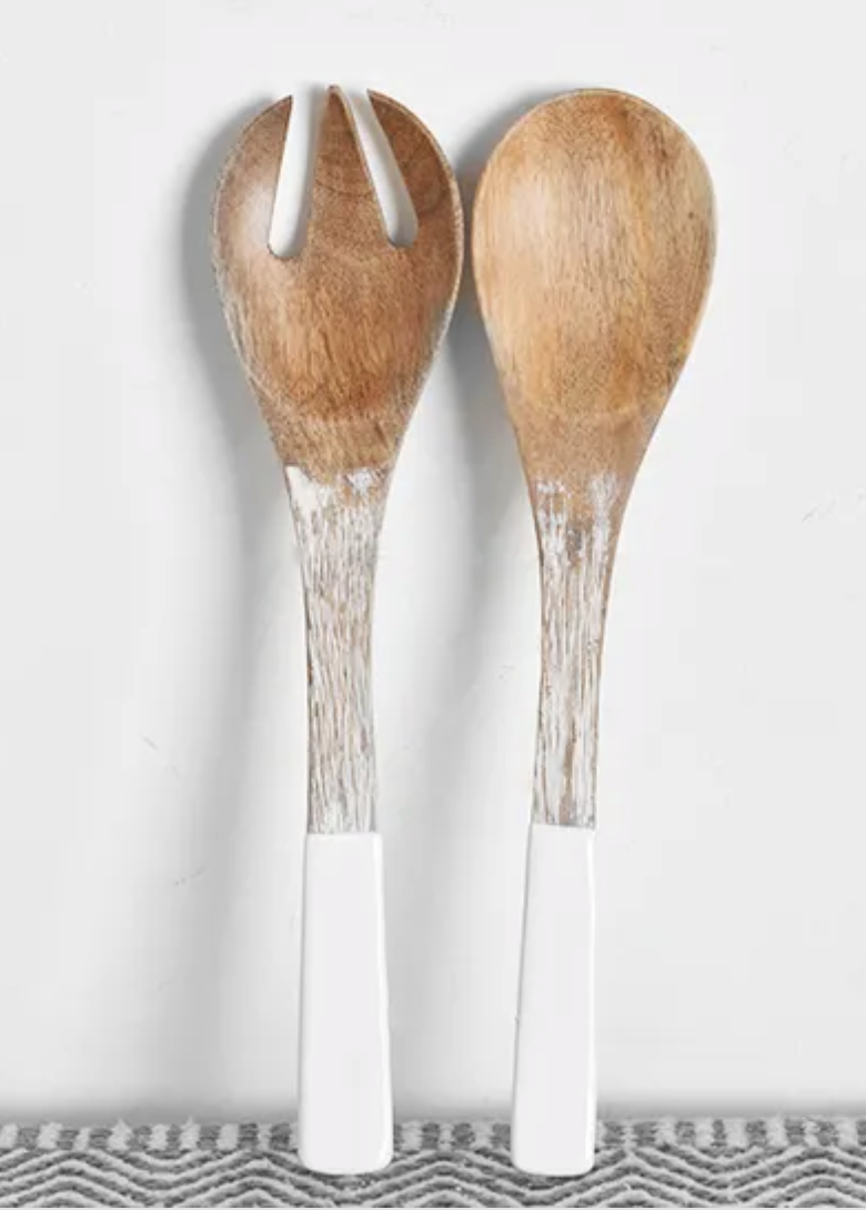Wooden Salad Server Set