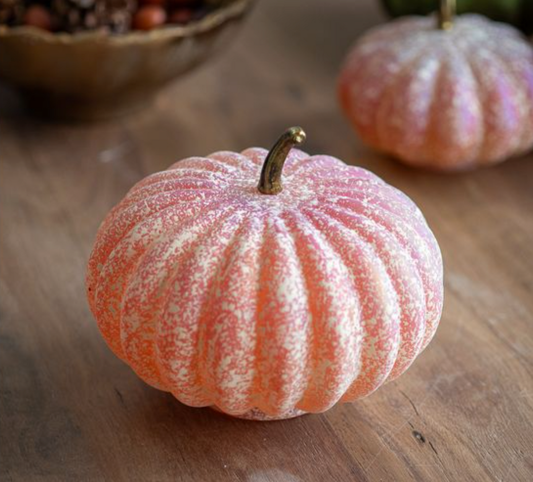 Rustic Glass Pumpkin