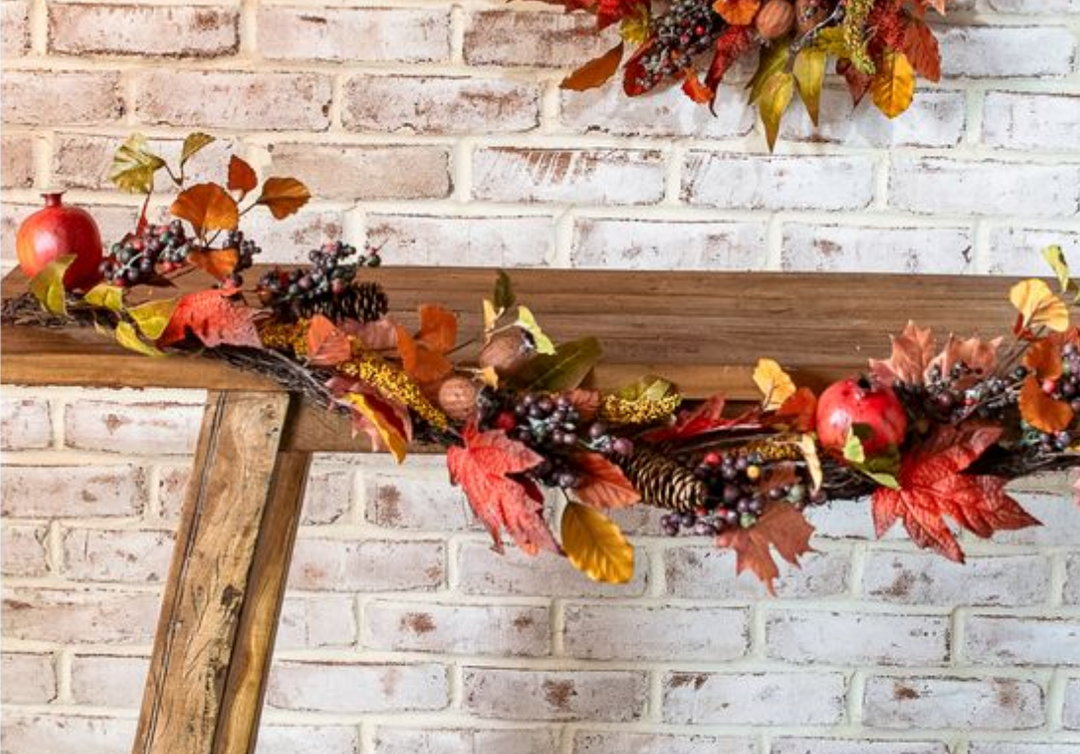 Fall Pomegranate Garland