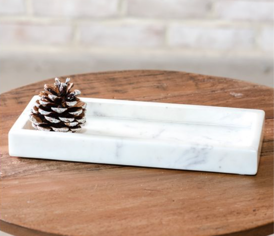 White Marble Tray