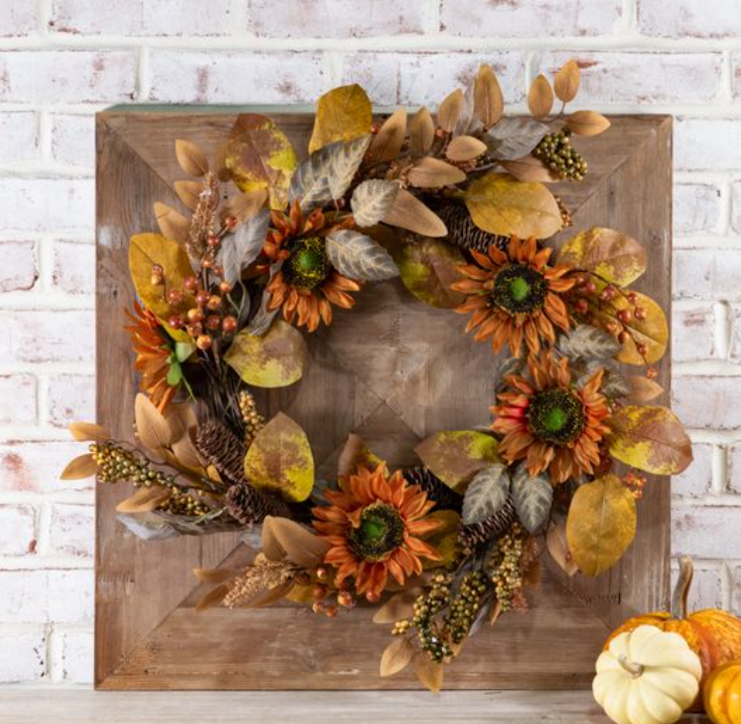 Sunflower Wreath