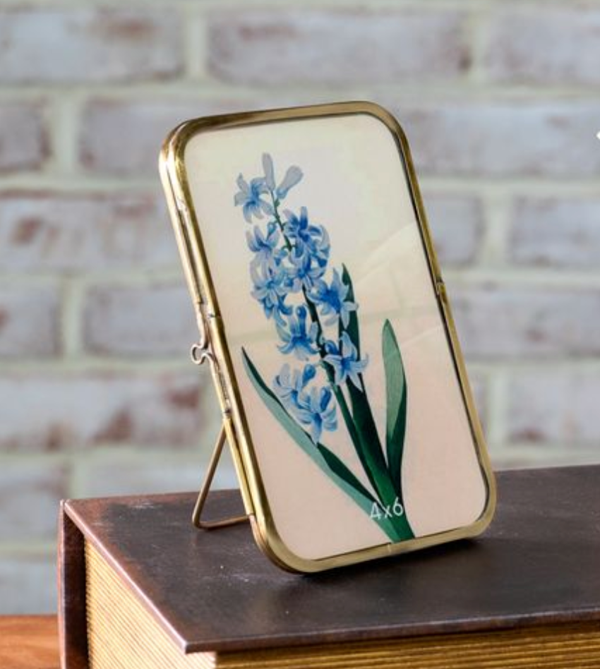 4x6 Antique Brass Photo Frame