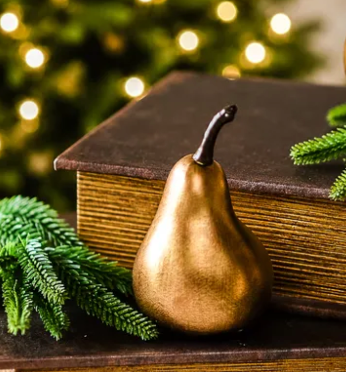 Antique Bronze Pear