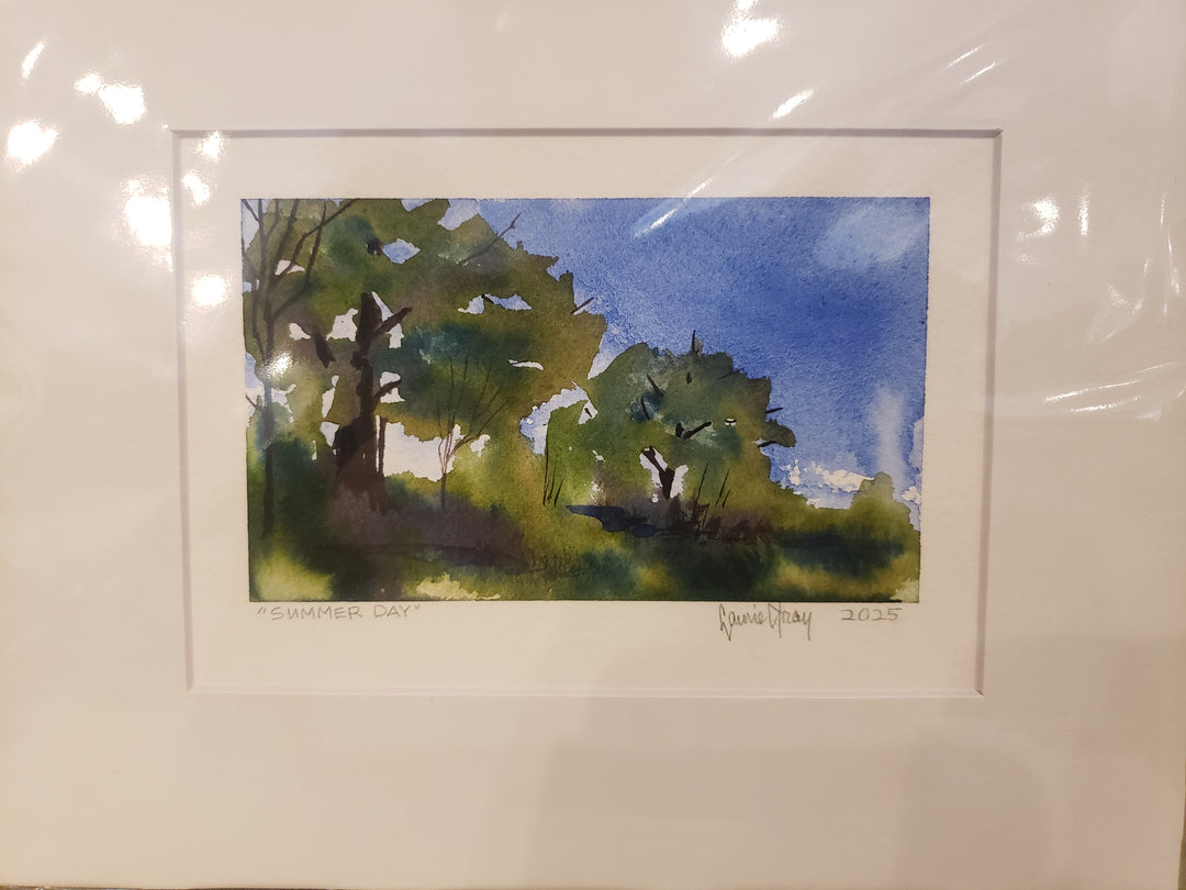 Matted Original Paintings by Laurie Gray