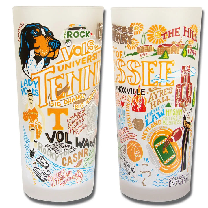 Frosted Drinking Glasses (Set of 2)