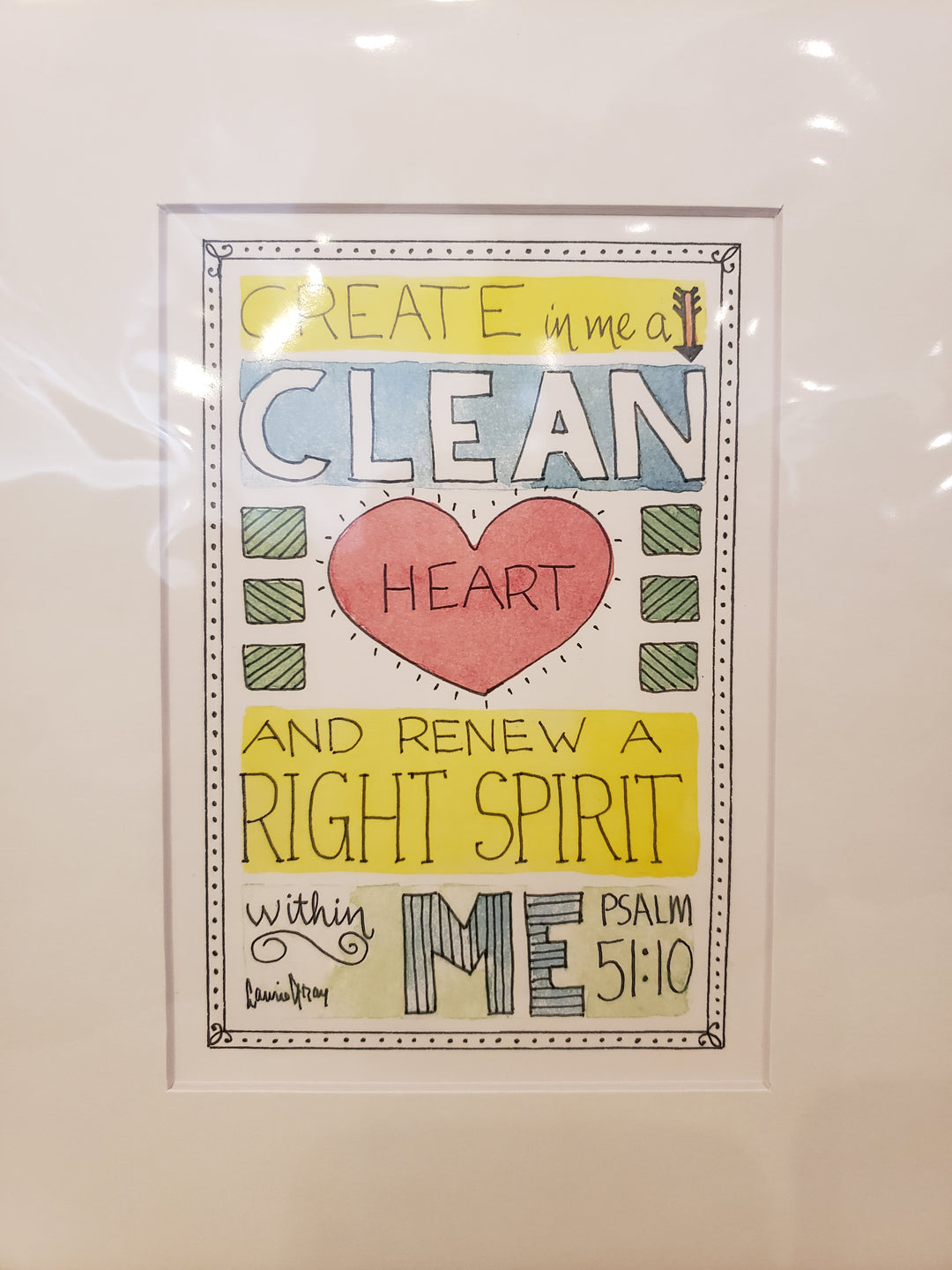 Matted Original Paintings by Laurie Gray