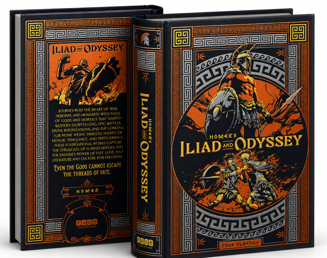 Homer's The Iliad and The Odyssey (Deluxe Hardcover)