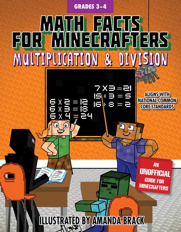 Math Facts for Minecrafters: Multiplication and Division by Sky Pony Press, Amanda Black