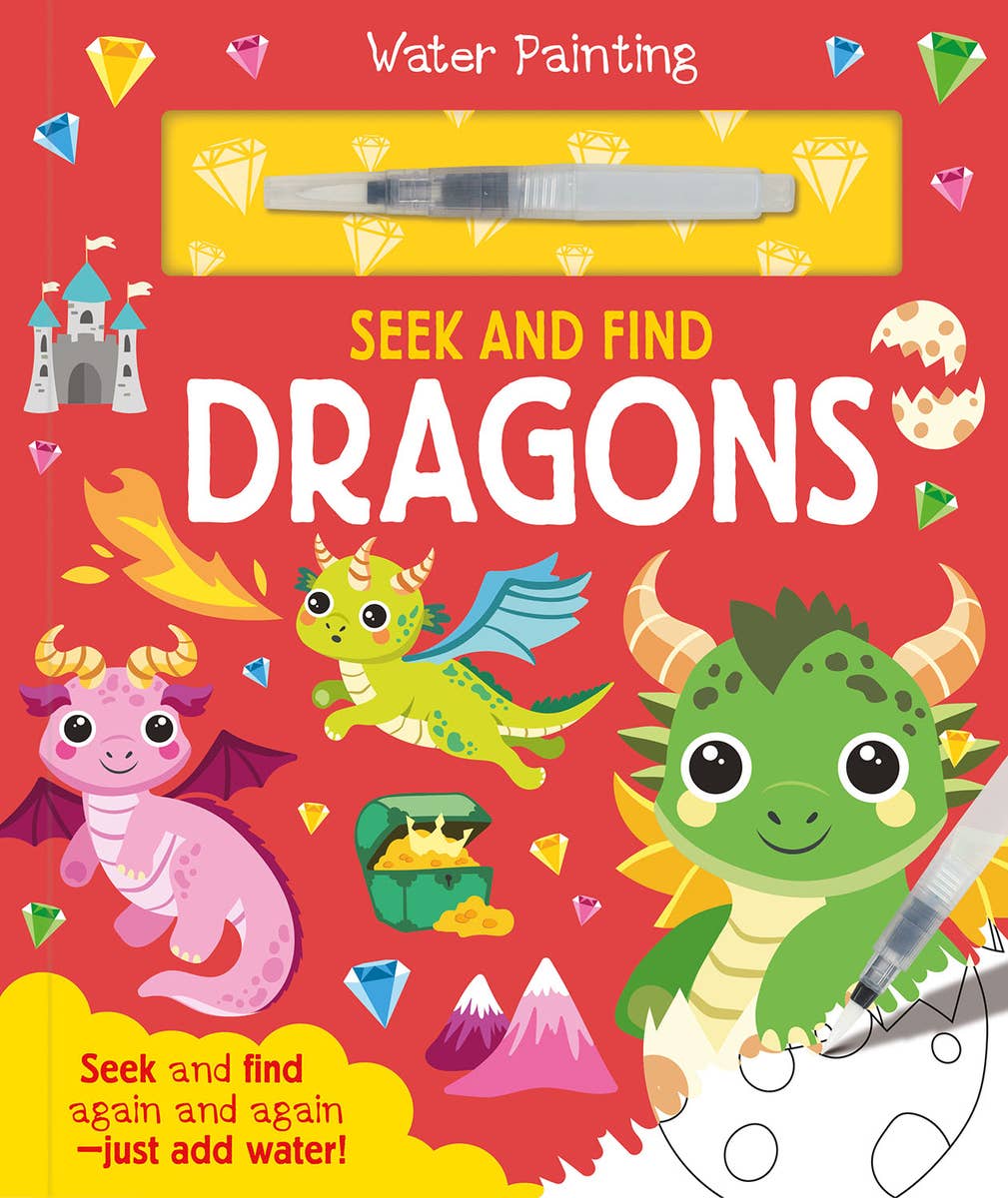 Paint With Water: Seek and Find Dragons