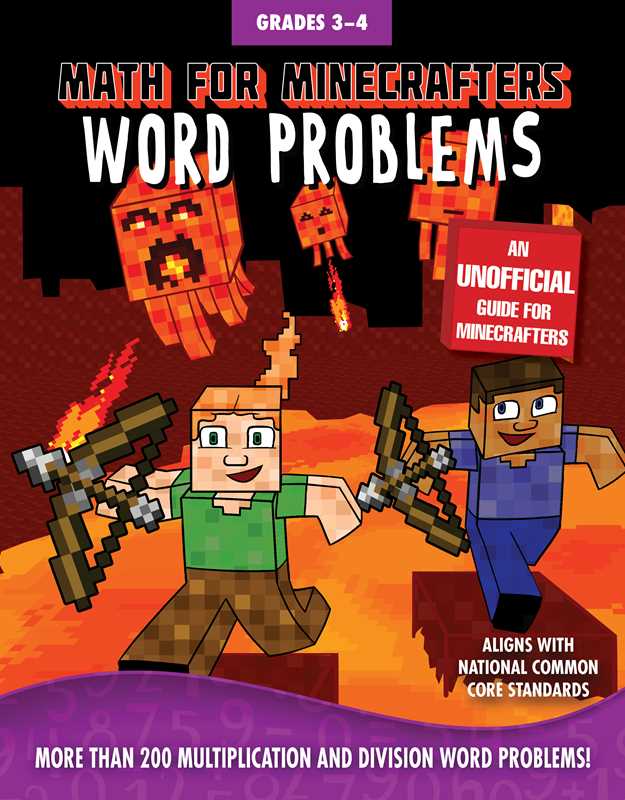 Math for Minecrafters Word Problems: Grades 3-4 by Sky Pony Press, Amanda Black