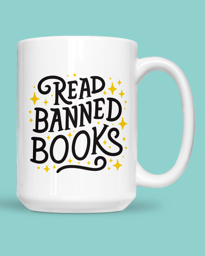 Read Banned Books Stars Mug