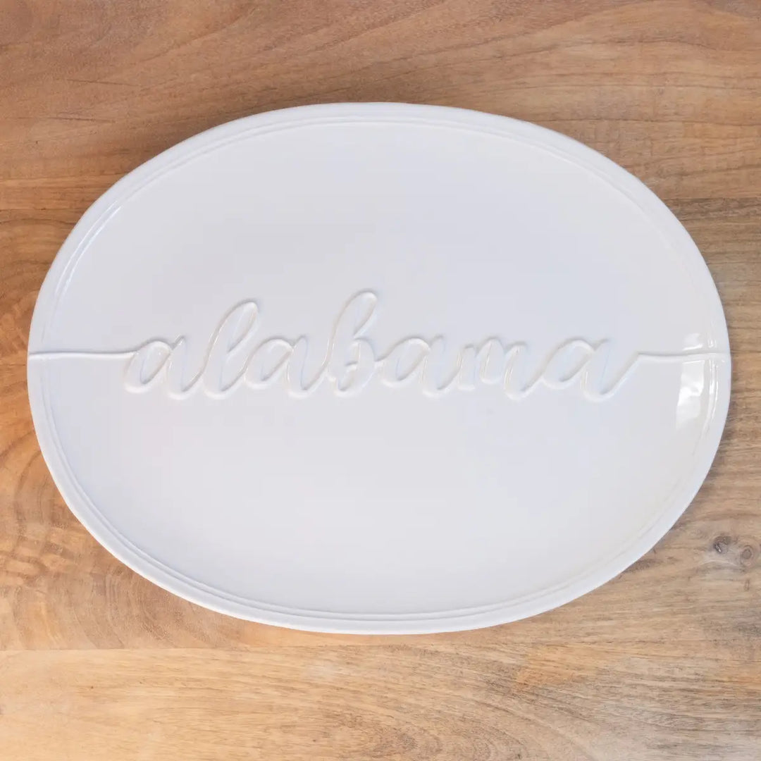 Large Alabama Ceramic Platter