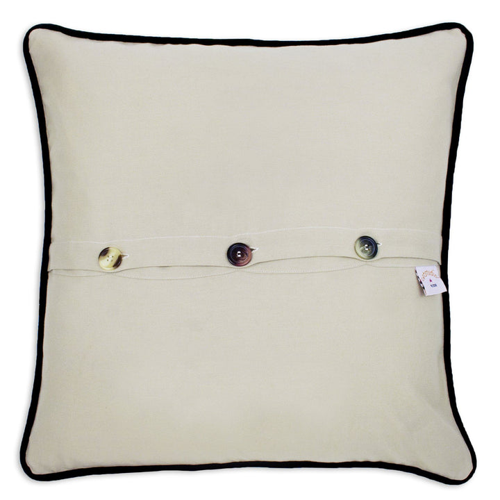 Alabama Embroidered Pillow by cat studio