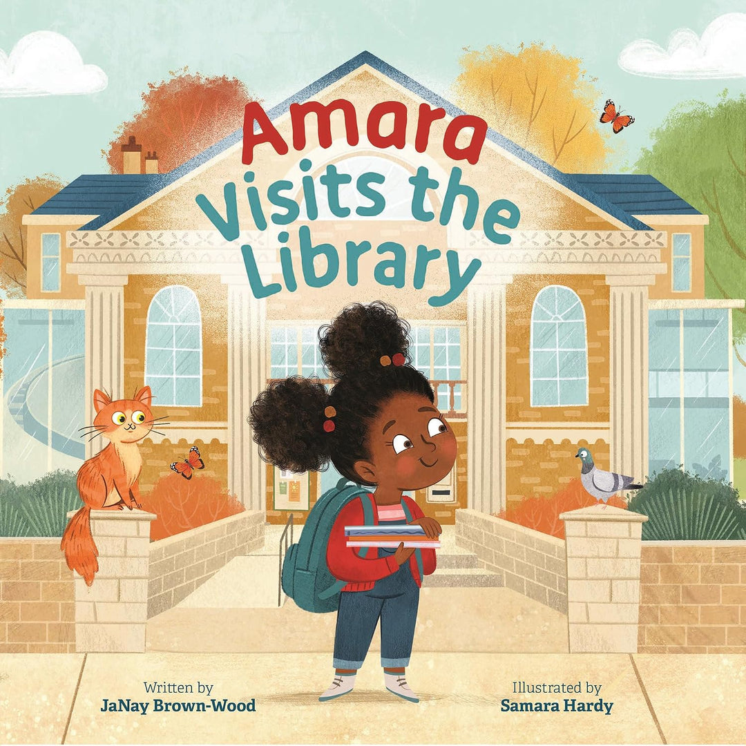 Amanda Visits the Library (Hardcover) by JaNay Brown-Wood, Samara Hardy