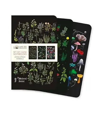 Set of 3 Mini Notebooks - Anna Stead Herbals