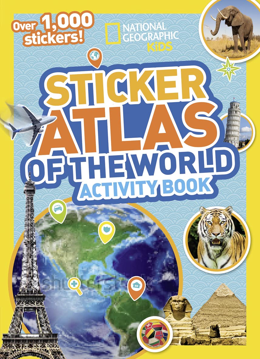 World Atlas Sticker Activity Book (National Geographic Kids)