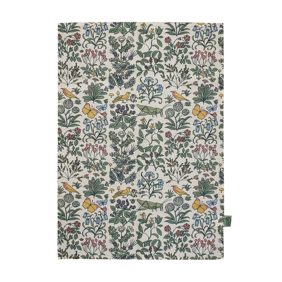 Vintage Botanical Tea Towel – Apothecary Garden