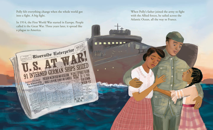 The Peach Pit Parade: A World War I Story Picture Book