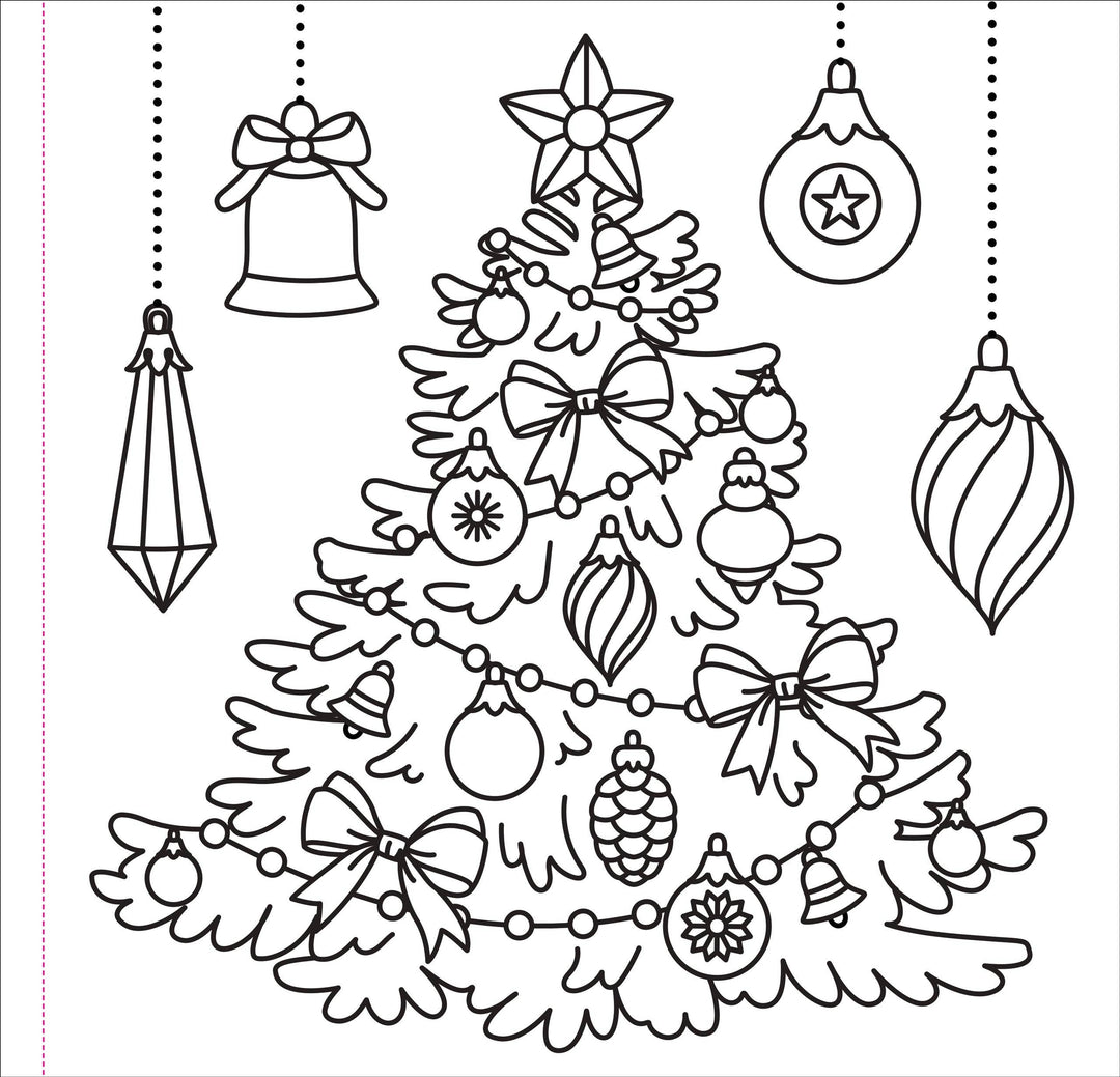 Color Me Cozy Christmas Adult Coloring Book