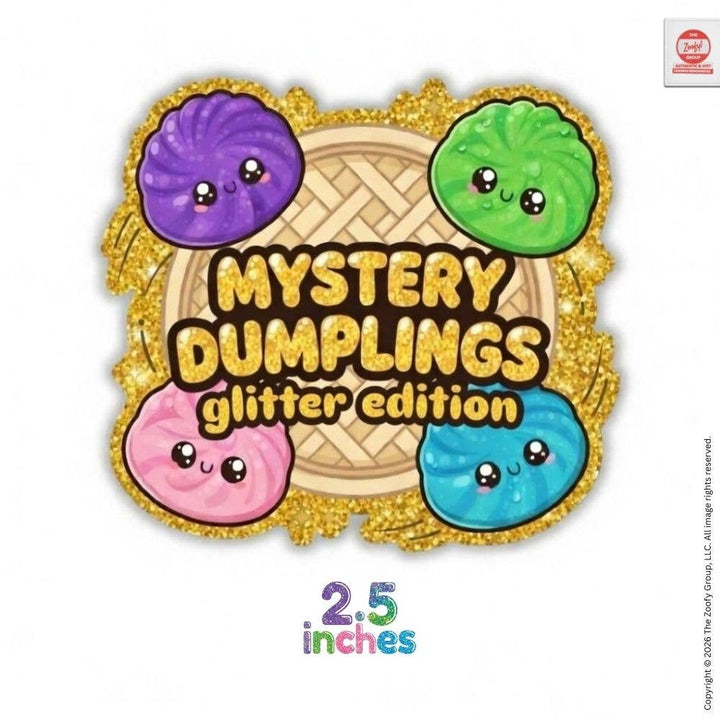 Mystery Glitter Dumpling Mini Squishies - 48 pc PDQ (2.5")