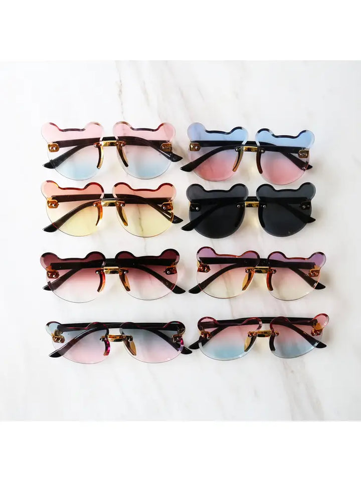 Kid's Teddy Bear Sunglasses - Assorted Colors