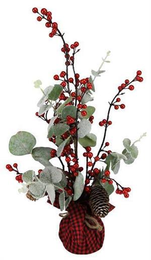 Berry & Eucalyptus Tree 19.5"