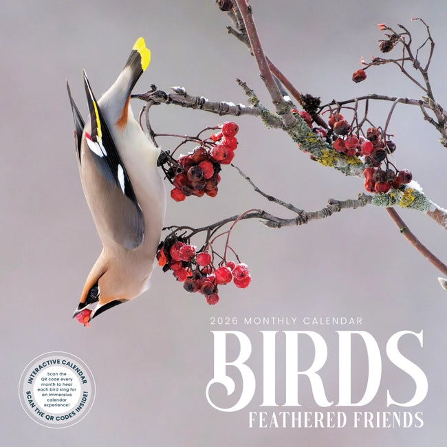 Birds: Feathered Friends 2026 Wall Calendar