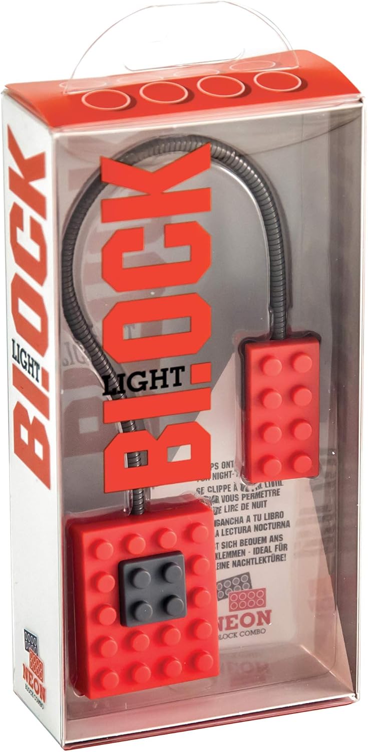 Block Book Light - Neon Red