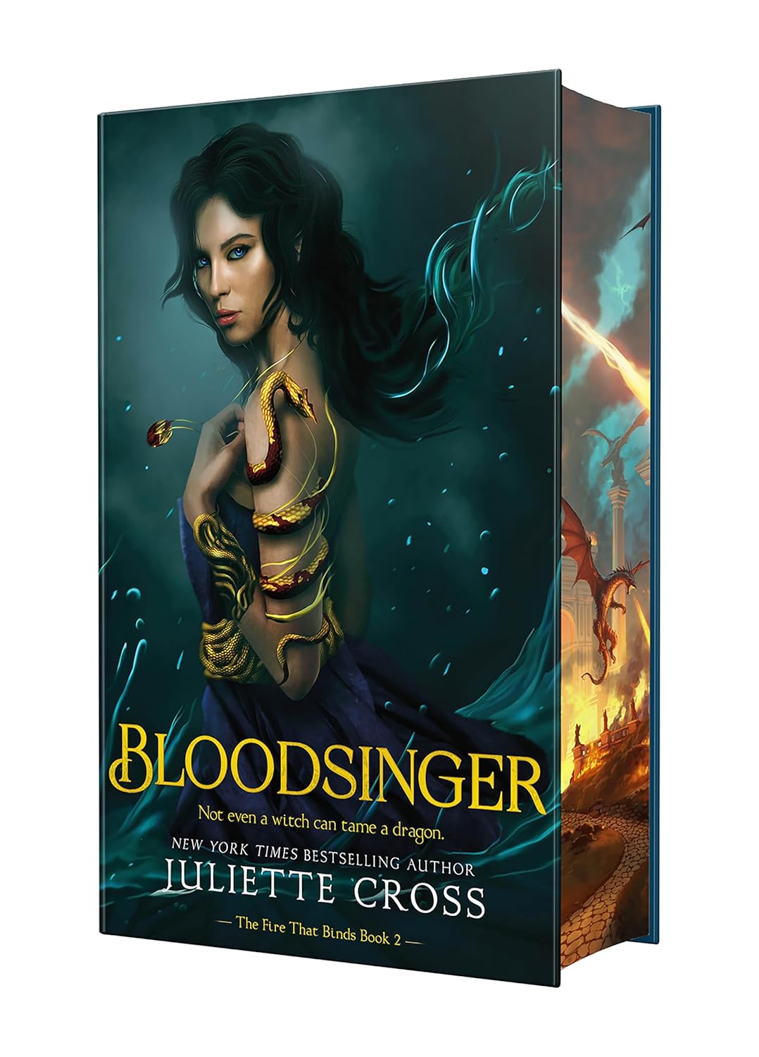 Bloodsinger (The Fire That Binds, 2) by Juliette Cross (Deluxe Edition, Hardcover)