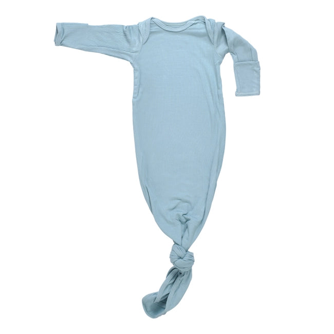 Blue Bird Knotted Newborn Baby Gown