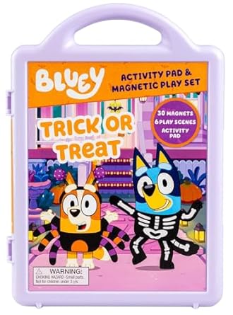 Bluey Trick or Treat Magnetic Play Set