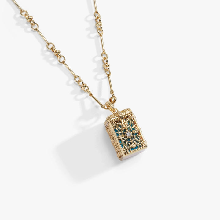 Book Box Necklace - Gold (ACOTAR)