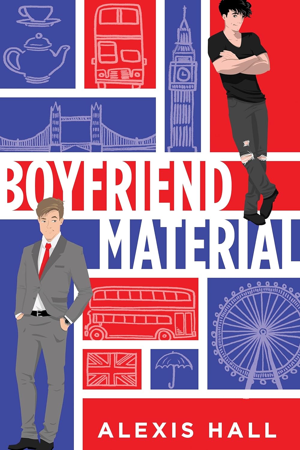 Boyfriend Material by Alexis Hall (paperback)