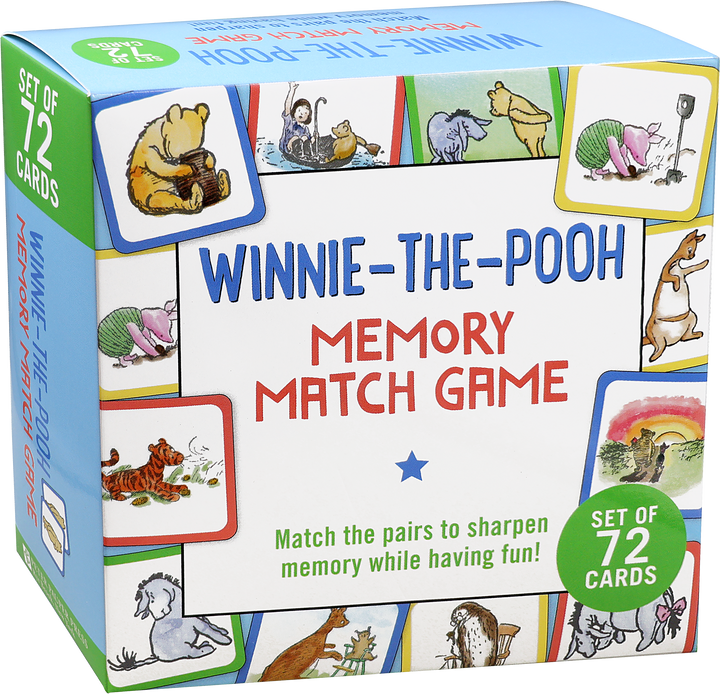 Winnie-the-Pooh Memory Match Game (set of 72 cards)