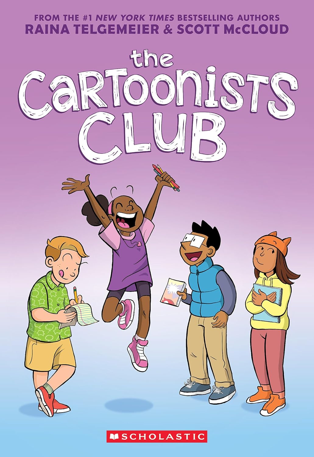 The Cartoonists Club: A Graphic Novel by Raina Telgemeier and Scott McCloud