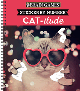 Brain Games: Sticker by Number - CAT-itude