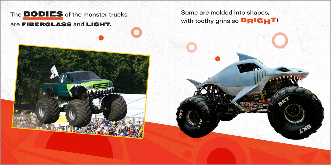 Go, Go, Monster Trucks! (Paperback) by Bonnie Rickner Jensen