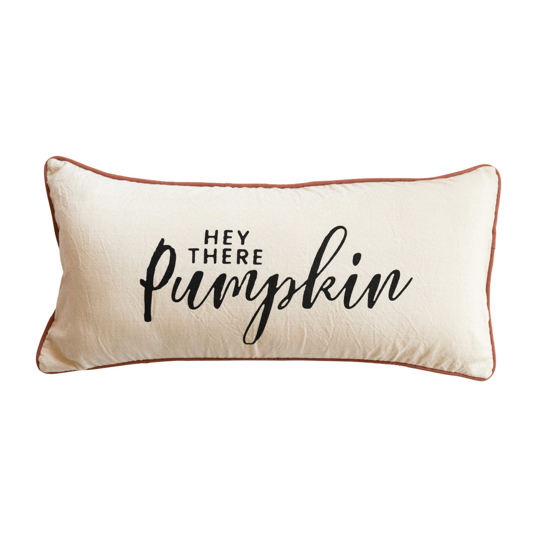 "Hey There Pumpkin" Lumbar Pillow