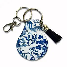 Neoprene Airtag Compatible Case Keychain - Various Styles