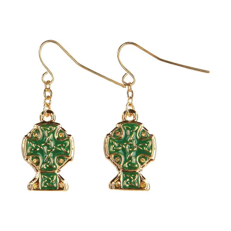 Celtic Cross Pewter earrings