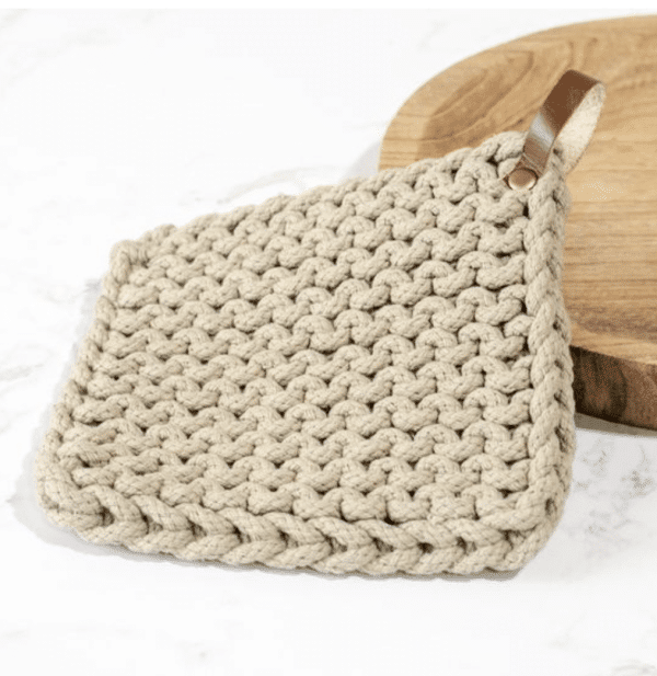 Cotton Crocheted Pot Holder