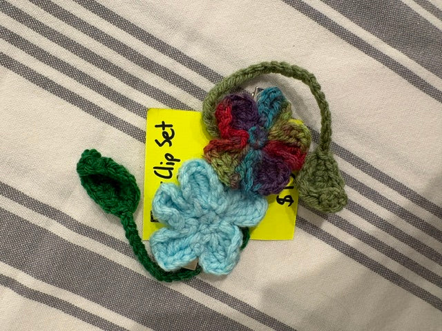 Crochet Hair Clips