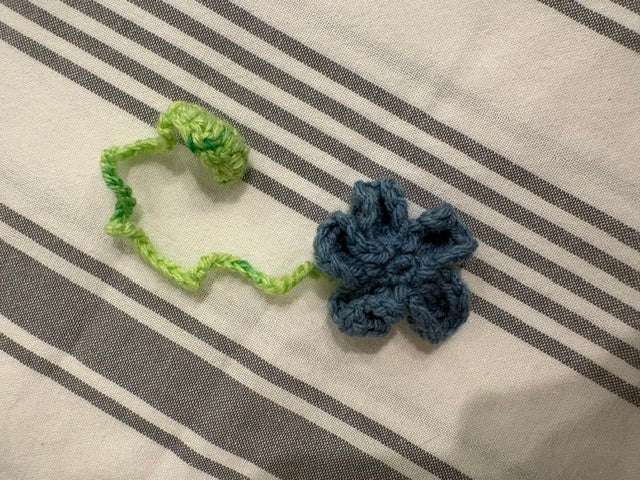 Crochet Floral Bookmark