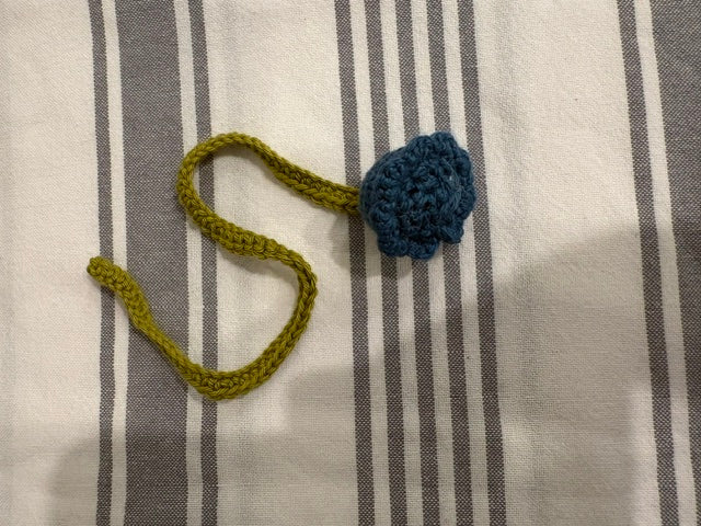 Crochet Floral Bookmark