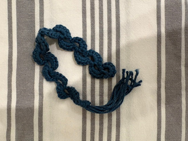 Crochet Squiggle Bookmark