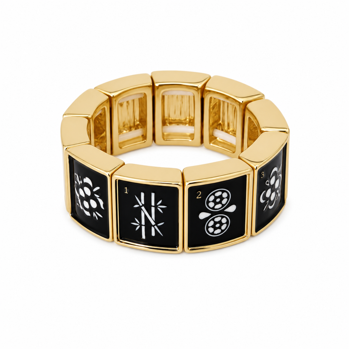 Ellison+Young Mahjong Multi Tile Stretch Ring