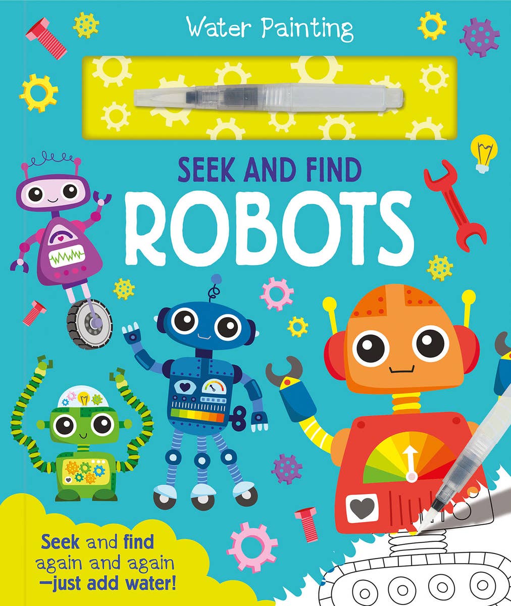 Paint With Water: Seek and Find Robots