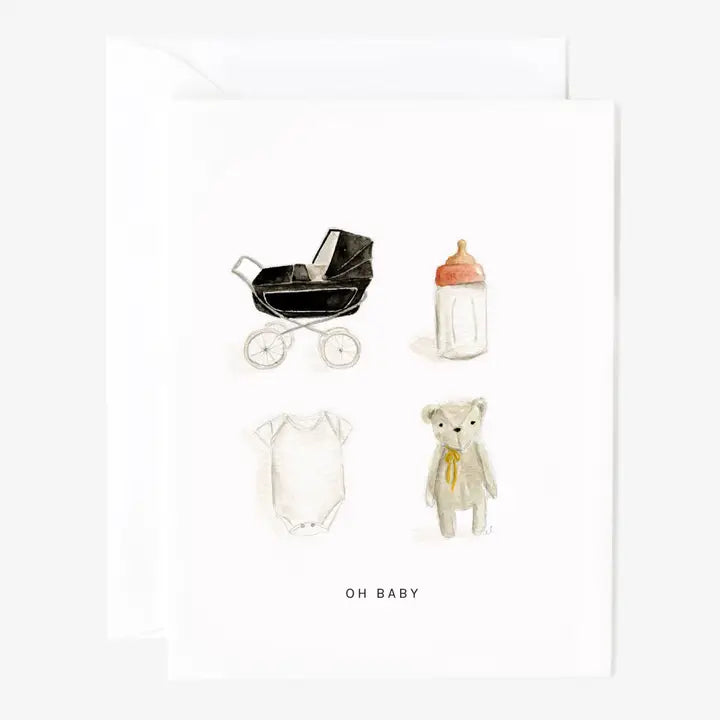 Watercolor Greeting Card - Various Styles