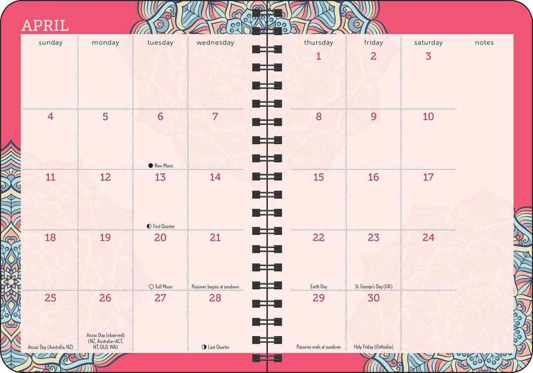 Tiny Buddha 2027 Monthly/Weekly Planner Calendar by Lori Deschene