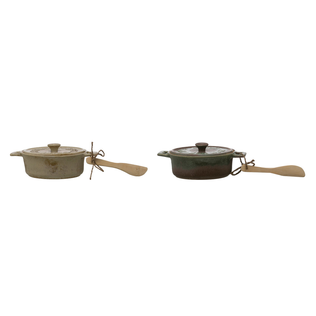 Brie Baker and Bamboo Spreader, Set of 2, 2 Colors